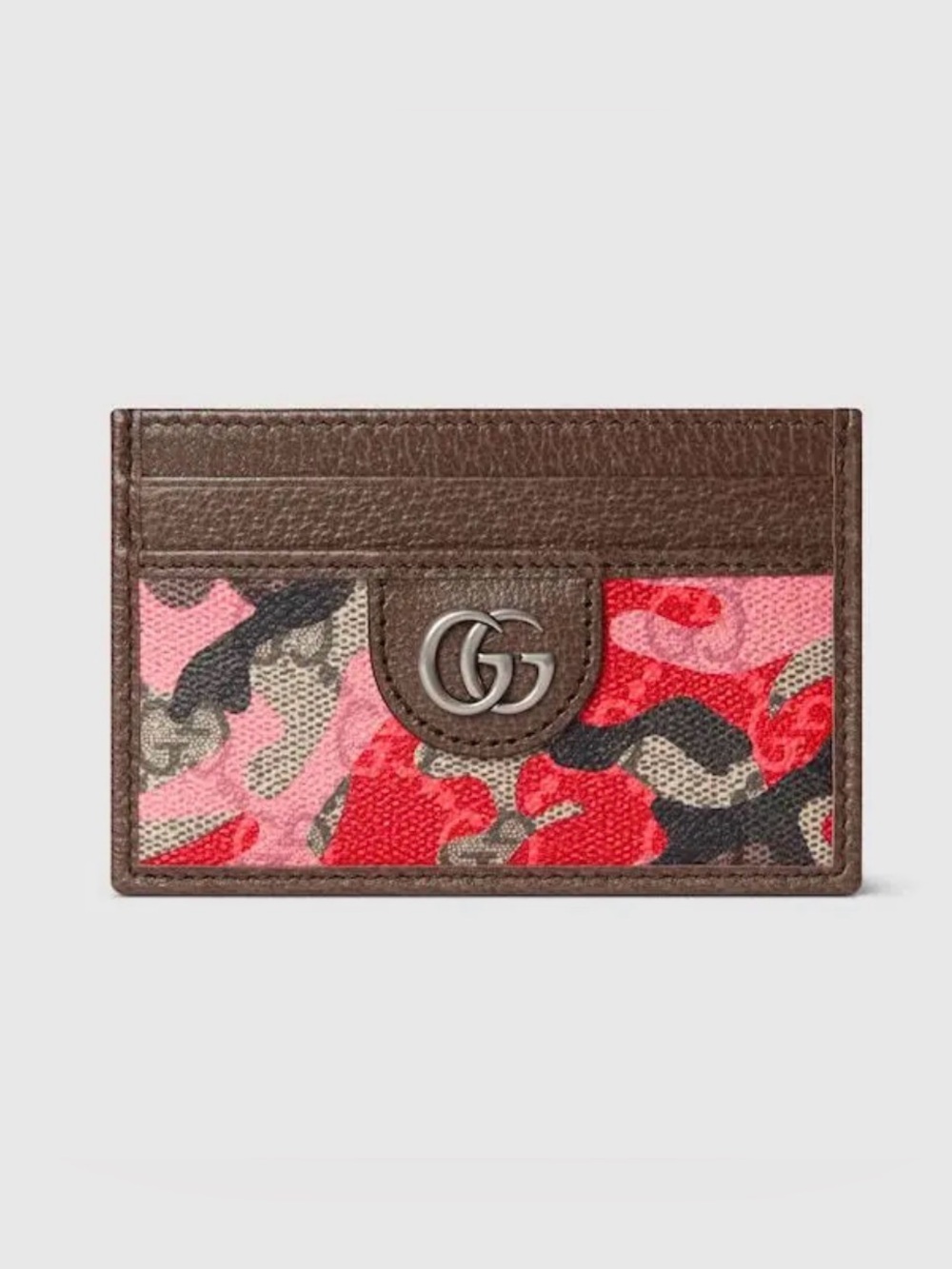 Gucci Camo GG Card Case